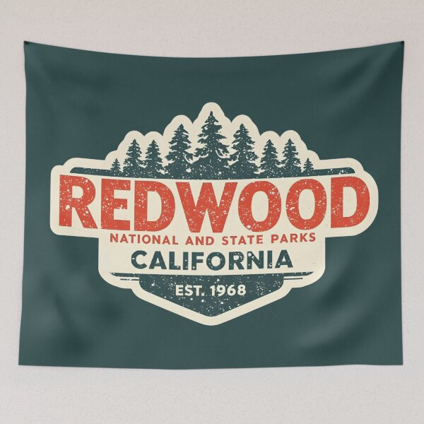 Item preview, Redwood National and State Parks - California designed and sold by GoodOldVintage.