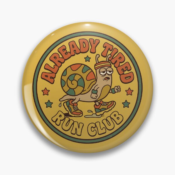 Item preview, Already Tired Run Club – Funny Running Snail Retro Design designed and sold by KAYJAY DESIGNS.