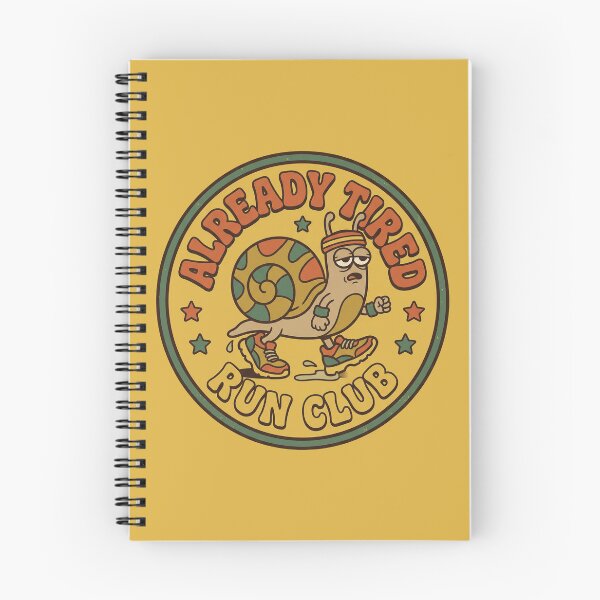 Item preview, Already Tired Run Club – Funny Running Snail Retro Design designed and sold by KAYJAY DESIGNS.