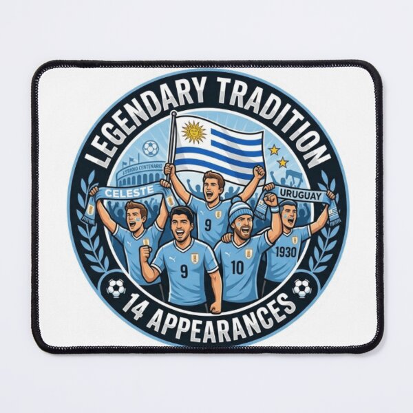 Item preview, Uruguay Soccer Fans Sticker Legendary Tradition 14 Appearances designed and sold by Imaginarium of Chaos falcon88 .