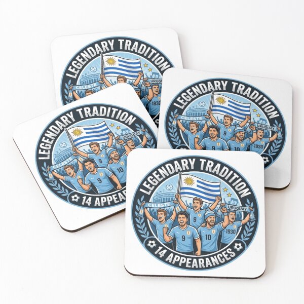 Item preview, Uruguay Soccer Fans Sticker Legendary Tradition 14 Appearances designed and sold by Imaginarium of Chaos falcon88 .