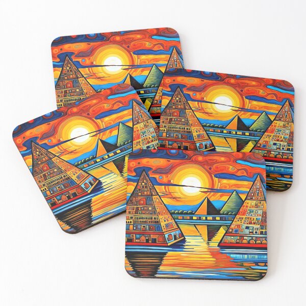 Item preview, Flooded Pyramids designed and sold by George Hutton Hunter.