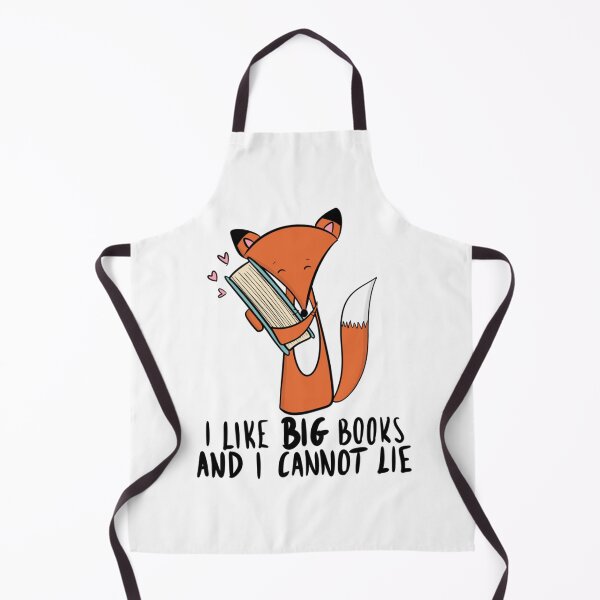 Item preview, I Like Big Books Funny Fox Reading Quote Book Lover designed and sold by DesignFreakArt.