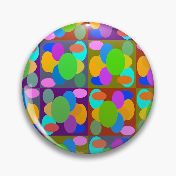 Item preview, Retro Geometric Pattern with Rotating Shapes designed and sold by anamariafischer.