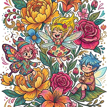 Artwork thumbnail, Beautiful flowers by PP&RAINBOW SHOP