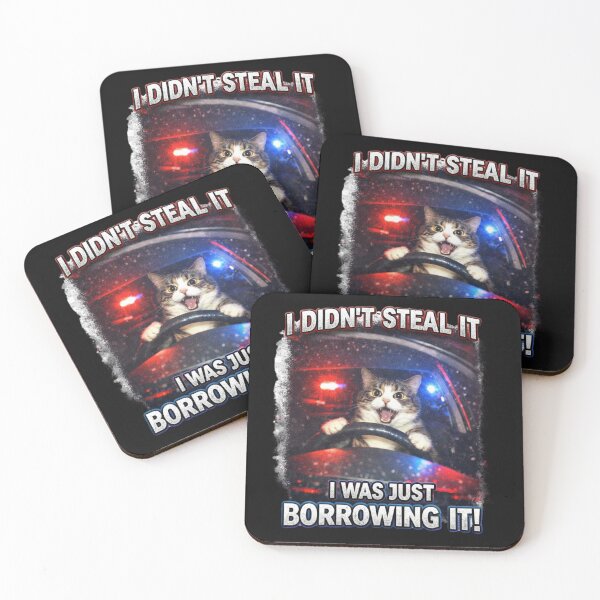 Item preview, Funny Cat Driving Police Chase Meme designed and sold by EventPulse.