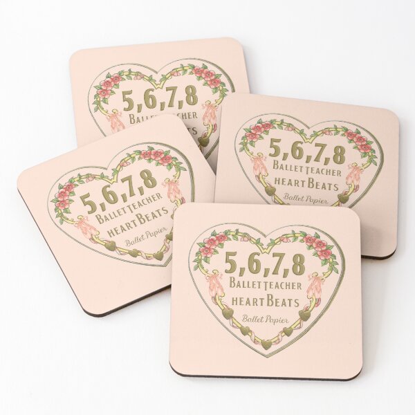 Item preview, Ballet Teacher Heartbeats designed and sold by Ballet Papier.
