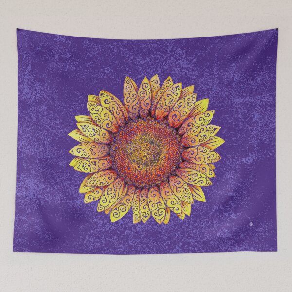 Item preview, Swirly Sunflower designed and sold by . VectorInk.