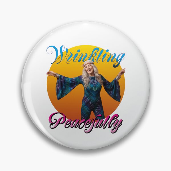 Item preview, Wrinkling Peacefully Hippie Woman designed and sold by WRNKLN.
