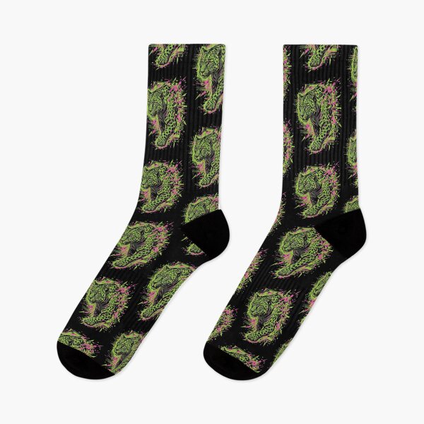 Item preview, Neon Glitch Leopard – Cyberpunk Streetwear Animal Graphic designed and sold by KAYJAY DESIGNS.
