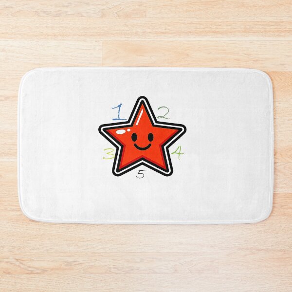 Item preview, The Happy Number Star designed and sold by inkioboutique.