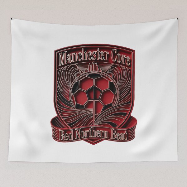 Item preview, Northern Soul Manchester Core Tee & Red Beat Mug – Ultimate Soccer City Pride Set designed and sold by YMLux.