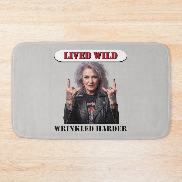 Item preview, Lived Wild, Wirnkled Harder - Rocker Woman designed and sold by WRNKLN.