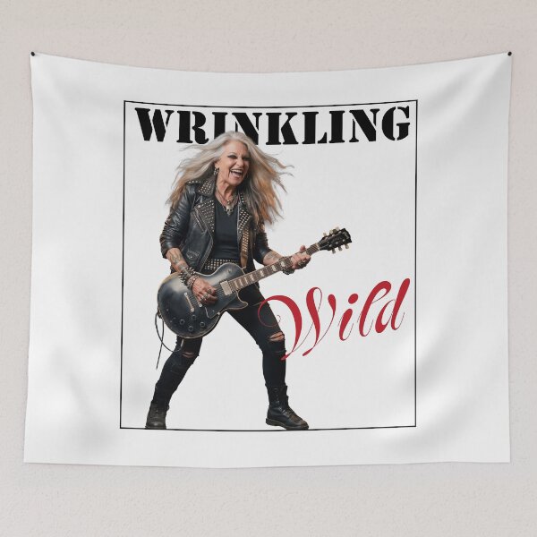 Item preview, Woman - wrinkled, wild and rocking her age designed and sold by WRNKLN.