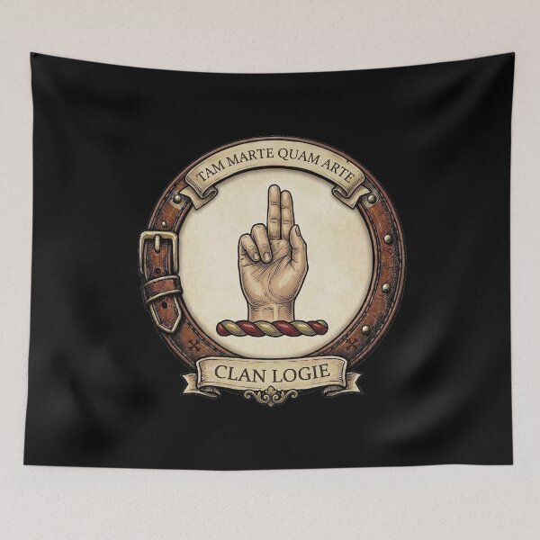 Item preview, Clan Logie Crest designed and sold by BagTown Clans.