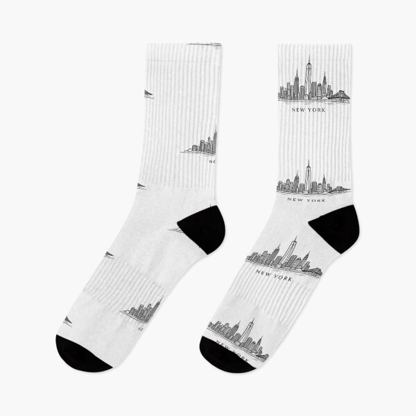 Item preview, New York Line Art | NYC Skyline Outline | One World Trade Center Brooklyn Bridge Minimalist Illustration designed and sold by CLOUTKULT.