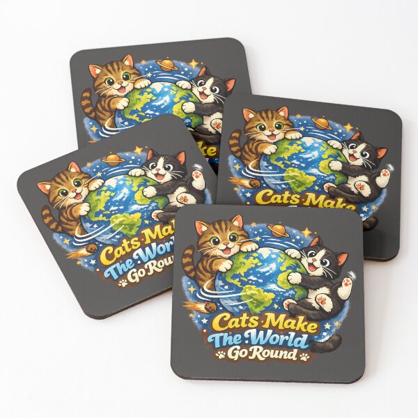 Item preview, Cats Make The World Go Round designed and sold by McThingummy.