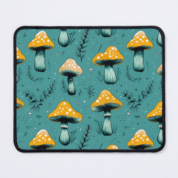 Item preview, Whimsical Mushroom Seamless Pattern Design designed and sold by UniqueDesign751.