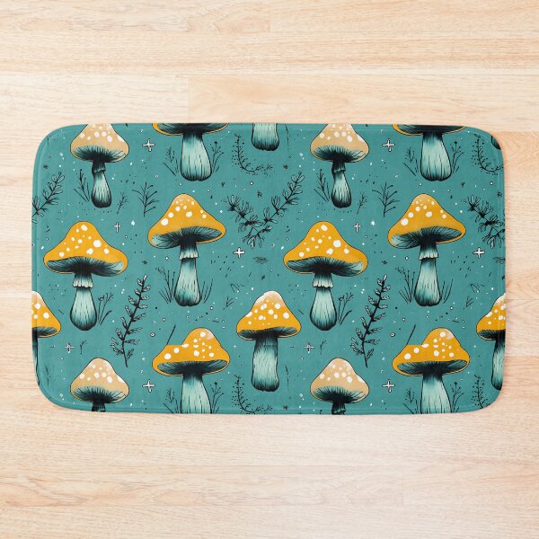 Item preview, Whimsical Mushroom Seamless Pattern Design designed and sold by UniqueDesign751.