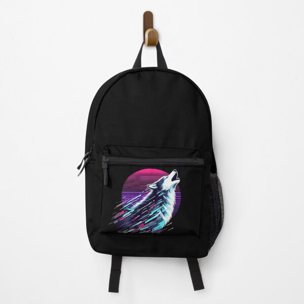 Item preview, Cyber Wolf – Neon Howling Design designed and sold by Dogandesighn.