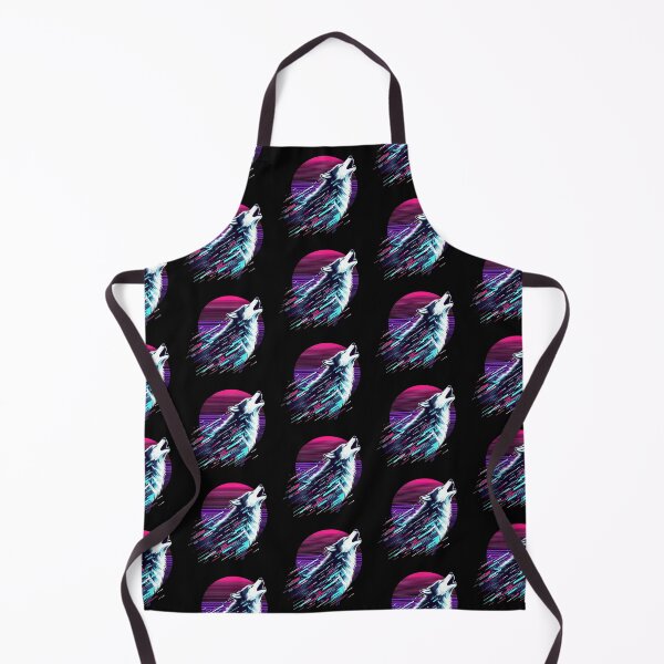 Item preview, Cyber Wolf – Neon Howling Design designed and sold by Dogandesighn.