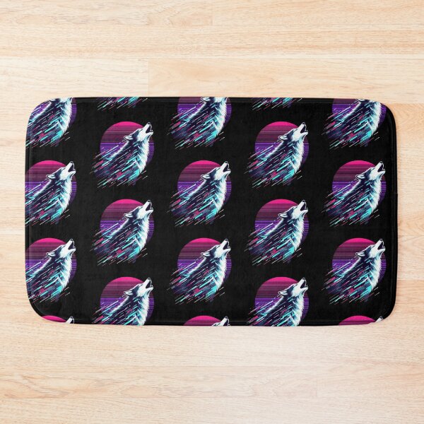 Item preview, Cyber Wolf – Neon Howling Design designed and sold by Dogandesighn.