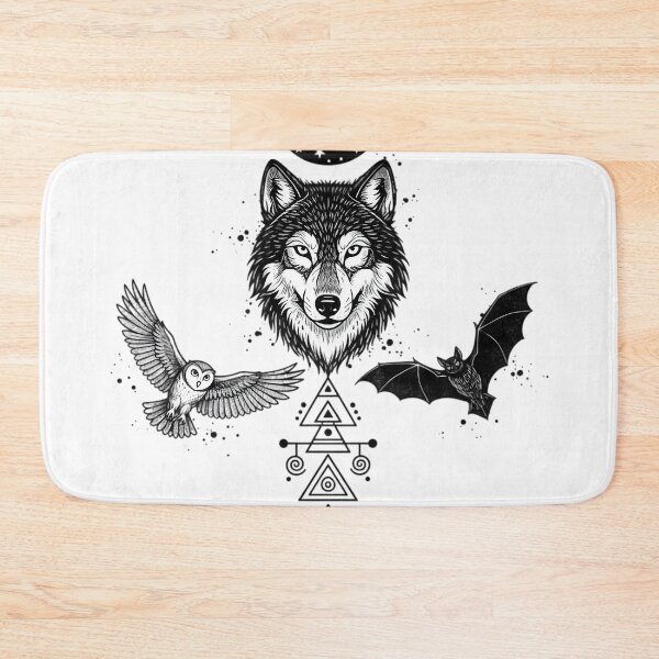 Item preview, Sacred Totem Wolf and Eagle Dreamcatcher designed and sold by Ossvio.