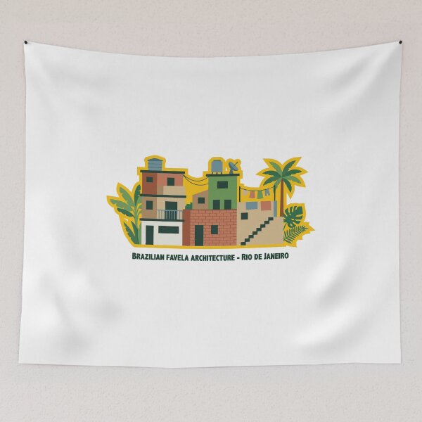 Item preview, Brazlilia Favela Architecture - Rio de Janeiro designed and sold by Napofazarte.