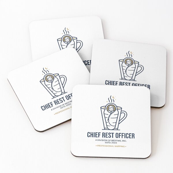 Item preview, Chief Rest Officer – Funny Corporate Nap Humor Design designed and sold by KAYJAY DESIGNS.
