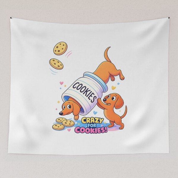 Item preview, Cookies Dog Cute Snack Lover Art designed and sold by SoftSproutstu.