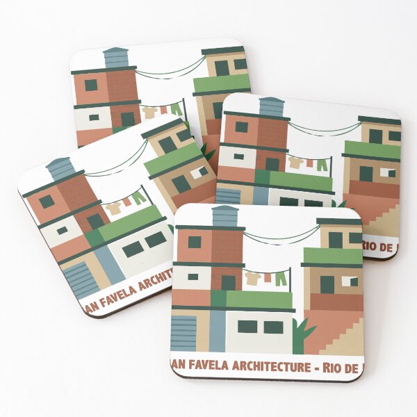 Item preview, Brazlilia Favela Architecture - Rio de Janeiro  designed and sold by Napofazarte.