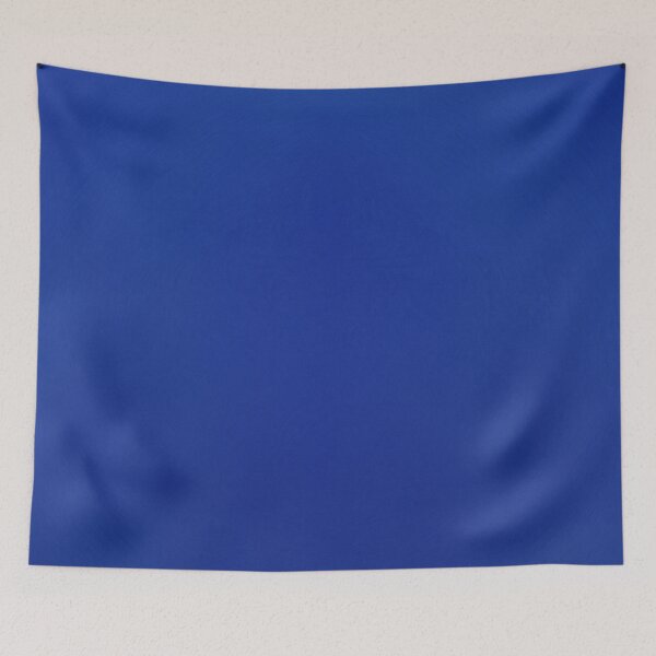 Item preview, Minimalist Royal Blue Texture | Solid Cobalt Blue Abstract Art designed and sold by Midnight Veil Designs.