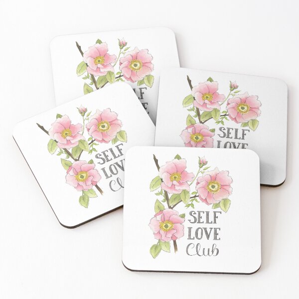 Item preview, Self Love Club Pink Primrose Flowers  designed and sold by NaughtyFlorals.