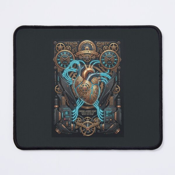 Item preview, Chrono-Amored Heart – Neo-Victorian Cyberpunk Steampunk Art designed and sold by KAYJAY DESIGNS.