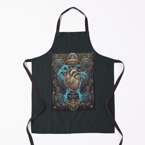Item preview, Chrono-Amored Heart – Neo-Victorian Cyberpunk Steampunk Art designed and sold by KAYJAY DESIGNS.