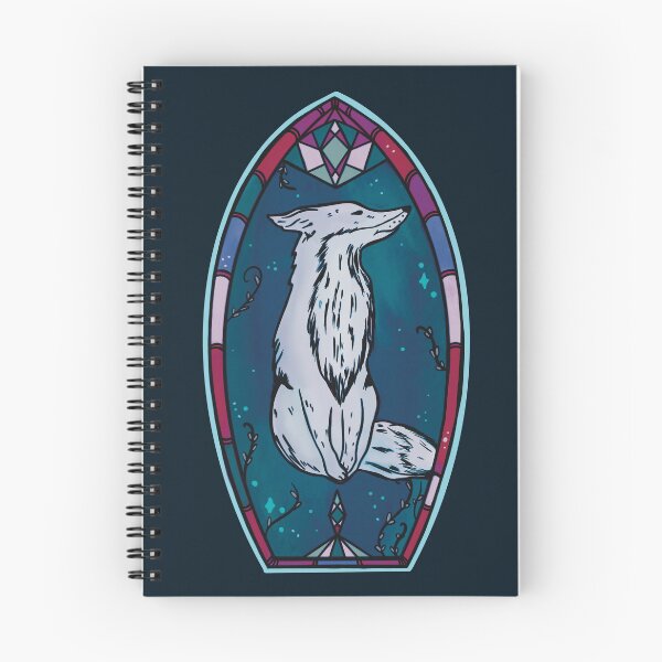 Artikelvorschau, Fox Design – Buntglas – Evangeline – OUABH – Fantasy-Romanze entworfen und verkauft von Sophie Elaina Designs.