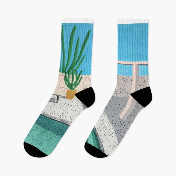 Artikelvorschau, David Hockney – David Hockney – David Hockney (40) – Lebendiger kalifornischer Pool – Pop-Art-Druck, inspiriert von David Hockney entworfen und verkauft von KirstenShShop.