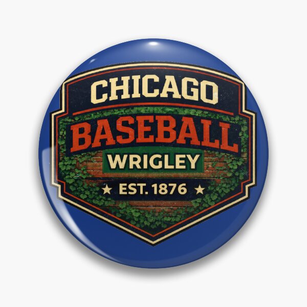 Item preview, Chicago Baseball Vintage Shirt Wrigley Style Ivy Wall EST 1876 Retro Baseball Tee designed and sold by GhostDawgs.