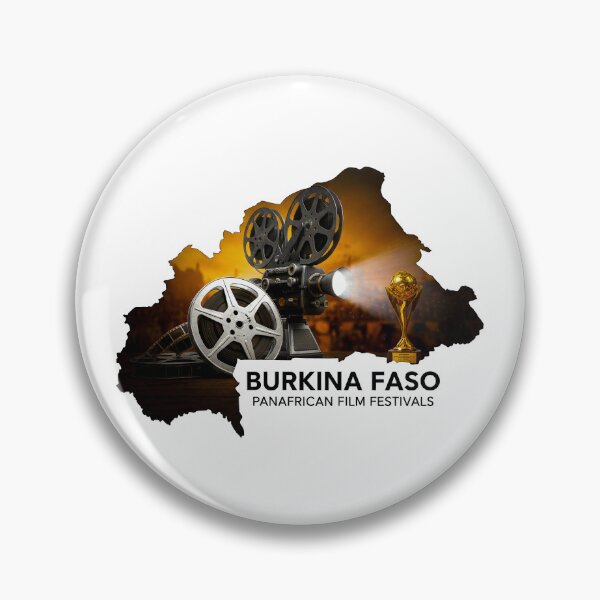 Item preview, Burkina Faso Map Art - Panafrican Film Festivals & Cinema Heritage designed and sold by AbulailArt.