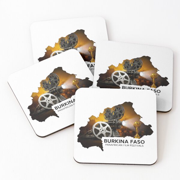Item preview, Burkina Faso Map Art - Panafrican Film Festivals & Cinema Heritage designed and sold by AbulailArt.