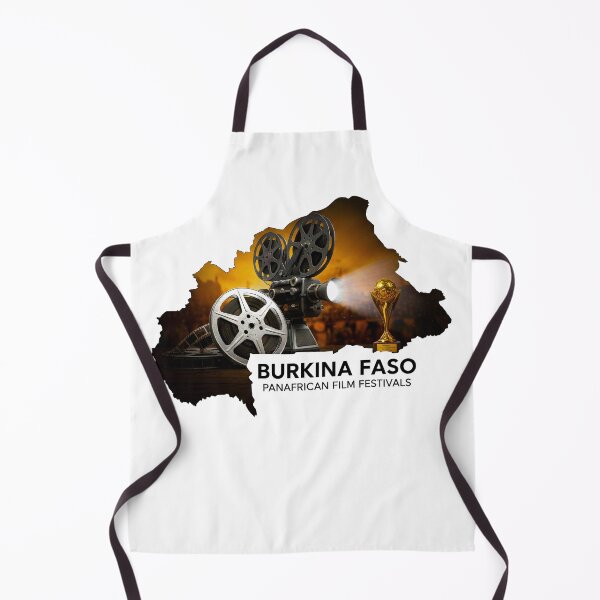 Item preview, Burkina Faso Map Art - Panafrican Film Festivals & Cinema Heritage designed and sold by AbulailArt.