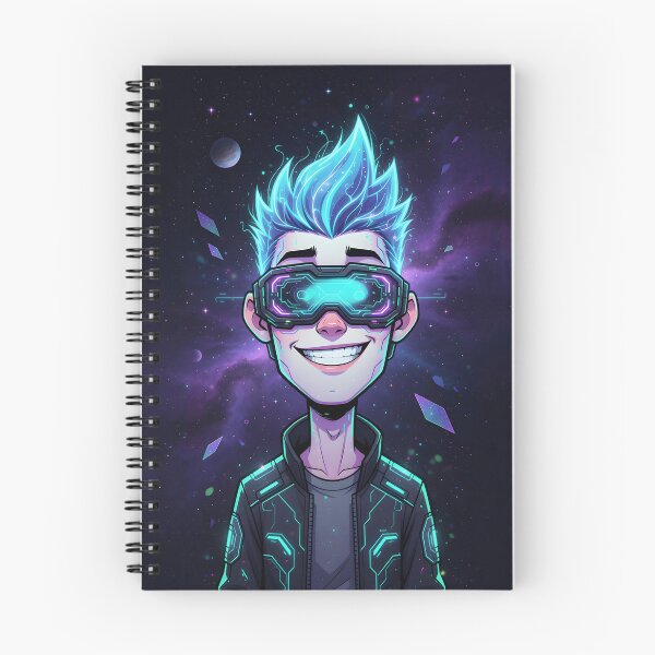 Item preview, Neon Cyberpunk Space Explorer designed and sold by dreephic22.