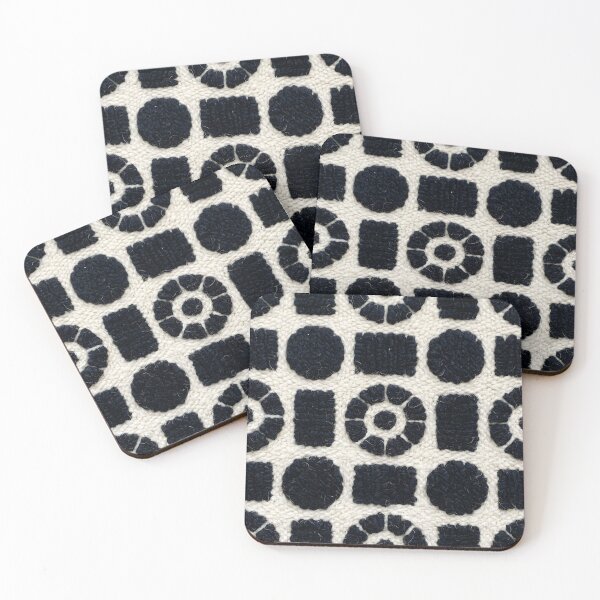 Item preview, Geometric Punch Needle Black and White Pattern designed and sold by 21 Tulips.