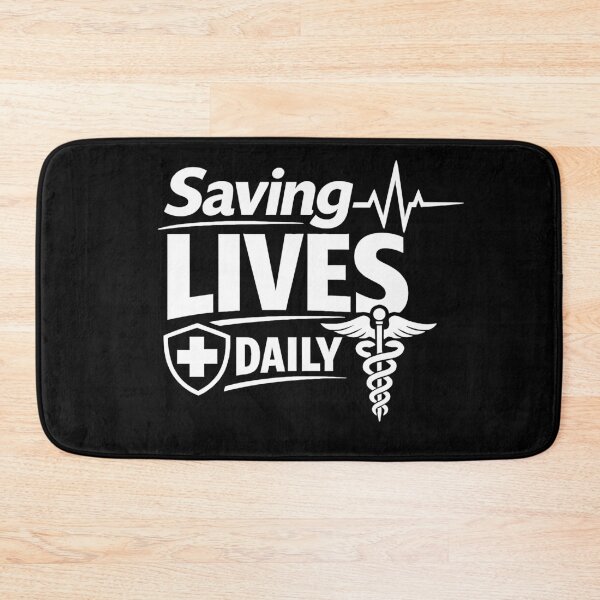 Item preview, Saving Lives Daily - Clean Paramedic and EMT Professional Graphic designed and sold by ModdiesColors.