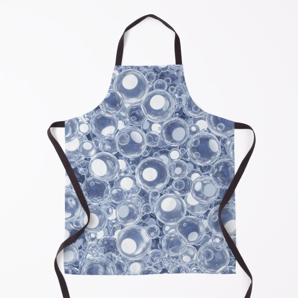 Item preview, Clear Glass Bubble Abstract Pattern | Blue Minimal Luxe Modern Art Print designed and sold by Kaleidoscope Print.