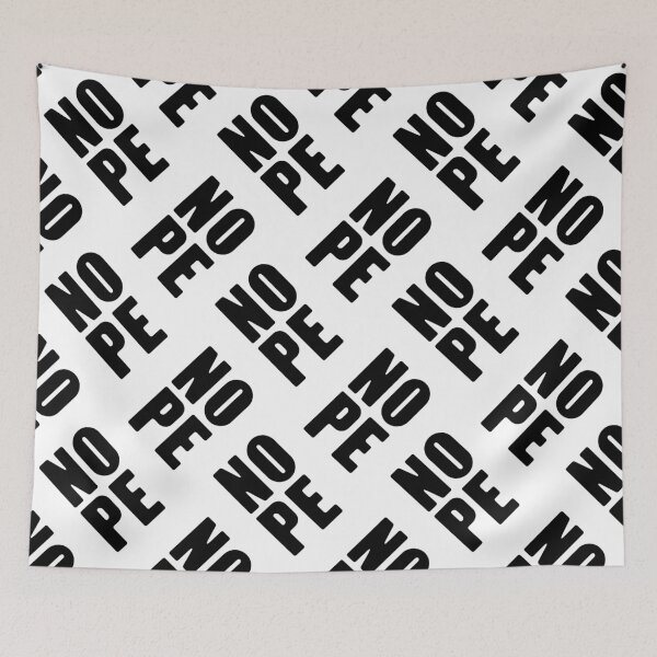 Aperçu de l'œuvre Nope - Noir créée et vendue par moorecolinart.
