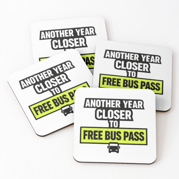 Item preview, Another Year Closer to a Free Bus Pass – Funny Birthday Aging Humor Design designed and sold by rushaib.