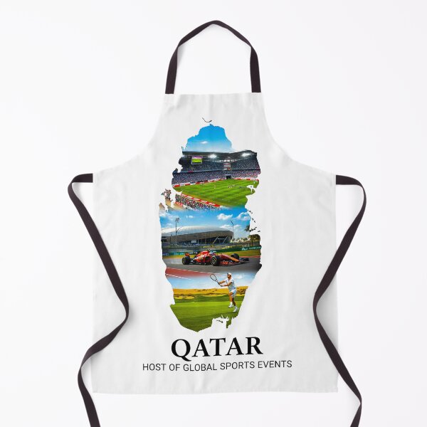 Item preview, Qatar Map Art - Global Sports Hub Stadiums & Racing Design designed and sold by AbulailArt.