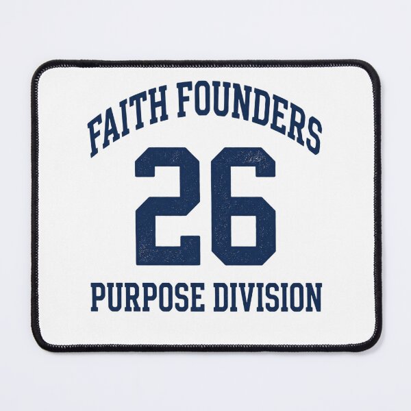 Item preview, Faith Founders Varsity College Style Shirt designed and sold by AlejandroLeon01.