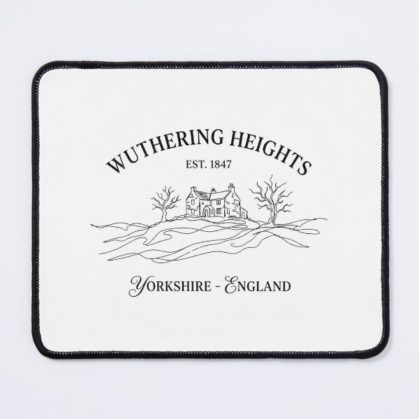 Item preview, Wuthering Heights Est 1847 Yorkshire England Minimalist Line Art designed and sold by Fenay Designs.